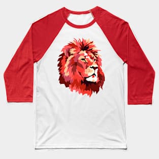 LIon Head Pop Art Baseball T-Shirt